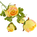 Bouquet 4 Stem Artificial Saussurea Flower Home Wedding Decor-Yellow