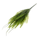 Green Artificial Plastic Plant 5 Branches Rohdea Grass Home Wedding Decor