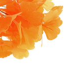 Artificial Ginkgo Leaf Foliage for Home Wedding Garden Decoration Orange