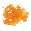 Artificial Ginkgo Leaf Foliage for Home Wedding Garden Decoration Orange
