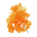 Artificial Ginkgo Leaf Foliage for Home Wedding Garden Decoration Orange