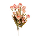 Faux Silk Plastic Artificial Rose Autumn Lotus Shape Flowers Wedding Party Home Office Decoration Coffee