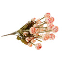 Faux Silk Plastic Artificial Rose Autumn Lotus Shape Flowers Wedding Party Home Office Decoration Coffee