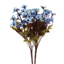 Realistic Stimulation Silk African Daisy Perfect For Wedding Bouquet Posy Table Arrangement Home Decoration Blue