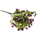 Artificial Silk Gypsophila Baby's Breath Flower Plant Home Wedding Bedroom Living Room Bridal Bouquet Decor Flowers Purple