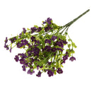Artificial Silk Gypsophila Baby's Breath Flower Plant Home Wedding Bedroom Living Room Bridal Bouquet Decor Flowers Purple
