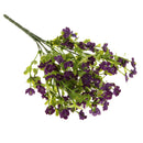 Artificial Silk Gypsophila Baby's Breath Flower Plant Home Wedding Bedroom Living Room Bridal Bouquet Decor Flowers Purple