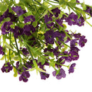 Artificial Silk Gypsophila Baby's Breath Flower Plant Home Wedding Bedroom Living Room Bridal Bouquet Decor Flowers Purple