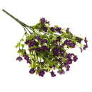 Artificial Silk Gypsophila Baby's Breath Flower Plant Home Wedding Bedroom Living Room Bridal Bouquet Decor Flowers Purple