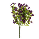 Artificial Silk Gypsophila Baby's Breath Flower Plant Home Wedding Bedroom Living Room Bridal Bouquet Decor Flowers Purple