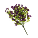 Artificial Silk Gypsophila Baby's Breath Flower Plant Home Wedding Bedroom Living Room Bridal Bouquet Decor Flowers Purple