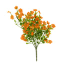 Artificial Silk Gypsophila Baby's Breath Flower Plant Home Wedding Bedroom Living Room Bridal Bouquet Decor Flowers Orange