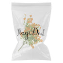 Artificial Silk Gypsophila Baby's Breath Flower Plant Home Wedding Bedroom Living Room Bridal Bouquet Decor Flowers Orange