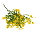 Artificial Silk Gypsophila Baby's Breath Flower Plant Home Wedding Bedroom Living Room Bridal Bouquet Decor Flowers Yellow