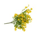 Artificial Silk Gypsophila Baby's Breath Flower Plant Home Wedding Bedroom Living Room Bridal Bouquet Decor Flowers Yellow