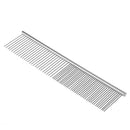 Pet Supplies Dead Loose Hair Removal Flea Comb Stainless Pin Dog Cat Dual Density Grooming Clean Brush Pet Accessory -S