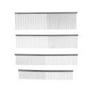 Pet Supplies Dead Loose Hair Removal Flea Comb Stainless Pin Dog Cat Dual Density Grooming Clean Brush Pet Accessory -M