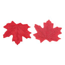 Pack of 100PCS Artificial Maple Leaf Autumn Fall Leaves Wedding Garden Decor Craft Projects Scrapbooking DIY Wine Red