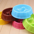 Pet Dog Puppy Supplies Eating Habits Improve Interactive Slow Feeder Anti-gulping Bowl Non Slip Food Maze -Green