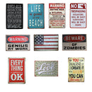 Retro Metal Tin Sign Plaque Vintage PASSION LIFE Picture Bar Pub Man Cave