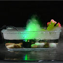 AC100-240V 12-LED Mist Maker Fog Machine Atomizer Fogger Fountain EU Plug