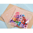 Pack of 100 Self-Adhesive Chocolate Cookies Candy Bags Small Tower Pattern Pouch