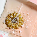 Pack of 100 Self-Adhesive Chocolate Cookies Candy Bags Small Tower Pattern Pouch
