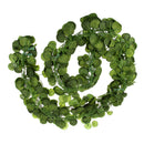 Artificial Beautiful Cloth 170 Leaves Pumpkin Vine Foliage Plant Home Office Garden Decor PACK OF 12PCS Green