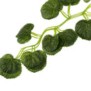 Artificial Cloth 165 Leaves Pumpkin Vine Foliage Plant Home Office Garden Decor PACK OF 2PCS Green