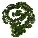 Artificial Cloth 170 Leaves Grape Vine Foliage Plant Home Office Garden Decor PACK OF 12PCS Green