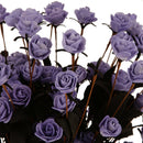 Pack of 6PCS Artificial Flower Foam Rose Bouquet Home Wedding Party Floral Decor Supplies Craft Projects DIY Light Purple