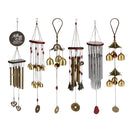 Bronze 10 Big Metal Bells Wood Wind Chime Outdoor Garden Hanging Decor Gift