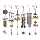 Bronze 10 Big Metal Bells Wood Wind Chime Outdoor Garden Hanging Decor Gift