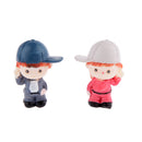 Set of 4 Miniature Fairy Garden Micro Landscape Dollhouse Bonsai Decor Sports Boy