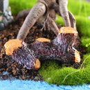 Miniature Fairy Garden Micro Landscape Dollhouse Bonsai Decor Stump Stool Yard Garden Decoration