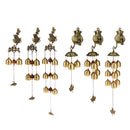Chinese 6 Bells Wind Chime Lucky Bag Feng Shui Yard Garden Outdoor Decor