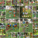 Chinese Charm Wind Chime Wooden Small Doll Ornaments Crafts Garden Decor