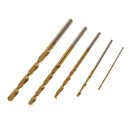 Pack 50Pcs Standard High Quality Metal HSS Twist Drill Bits Straigth Shank