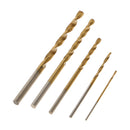 Pack 50Pcs Standard High Quality Metal HSS Twist Drill Bits Straigth Shank