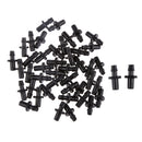 1/4 Inch Plastic Hose Drip Nozzle fitting for Agricultural Garden Irrigation Pack of 50