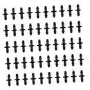 Double Barbed Connector Fitting 4/7mm Tubing Garden Agricultural Garden Lawn Pack of 50
