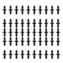 Double Barbed Connector Fitting 4/7mm Tubing Garden Agricultural Garden Lawn Pack of 50