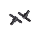 4/7 Barbed Tee Connector Joiner Drip Irrigation Fittings Hydroponics Pack of 50
