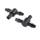 4/7 Barbed Tee Connector Joiner Drip Irrigation Fittings Hydroponics Pack of 50