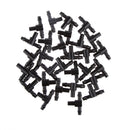4/7 Barbed Tee Connector Joiner Drip Irrigation Fittings Hydroponics Pack of 50
