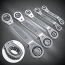 14x17MMMetric Offset Ring Wrench Spanner Ratchet Metric Garage Hand DIY Tool