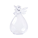 Creative Hanging Vase Clear Glass Angel Shape Flower Pot Home Decoration DIY