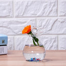 Creative Hanging Vase Clear Glass Angel Shape Flower Pot Home Decoration DIY