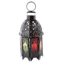 LANTERN HOLLOW METAL HANGING HOUSE GARDEN TEA LIGHT CANDLE HOLDER WEDDING