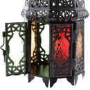 LANTERN HOLLOW METAL HANGING HOUSE GARDEN TEA LIGHT CANDLE HOLDER WEDDING
